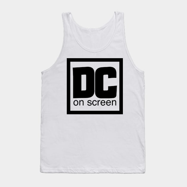 DC on SCREEN Logo Black Border Tank Top by DC on SCREEN